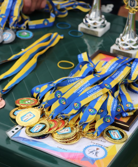 Фінальні результати кубка Києва у дев'яти вікових категоріях